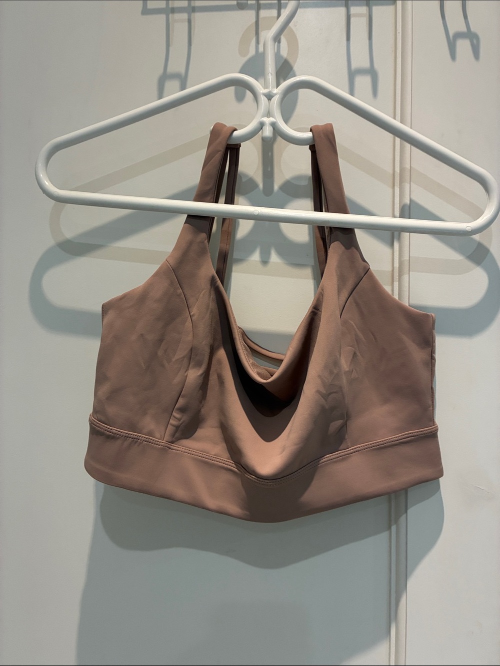 AURUM Dusky Rose Strappy Back Sports Bra Size L ⭐️